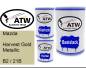 Preview: Mazda, Harvest Gold Metallic, B2 / 21B: 500ml Lackdose + 500ml Klarlack + 250ml Härter - Set, von ATW Autoteile West.